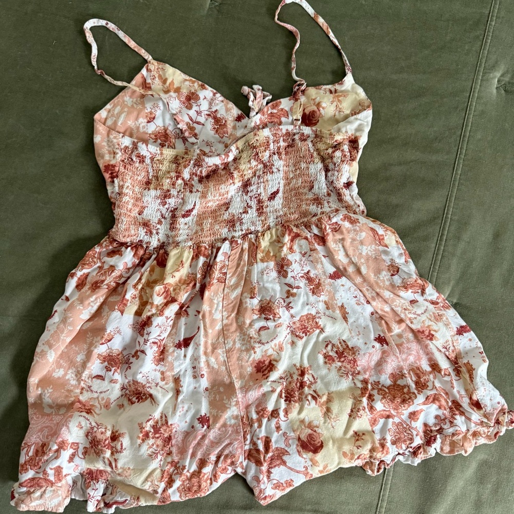 Patchwork Corset Romper - image 4